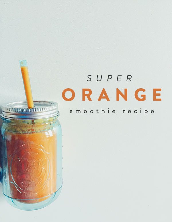 Super Orange Smoothie Recipe