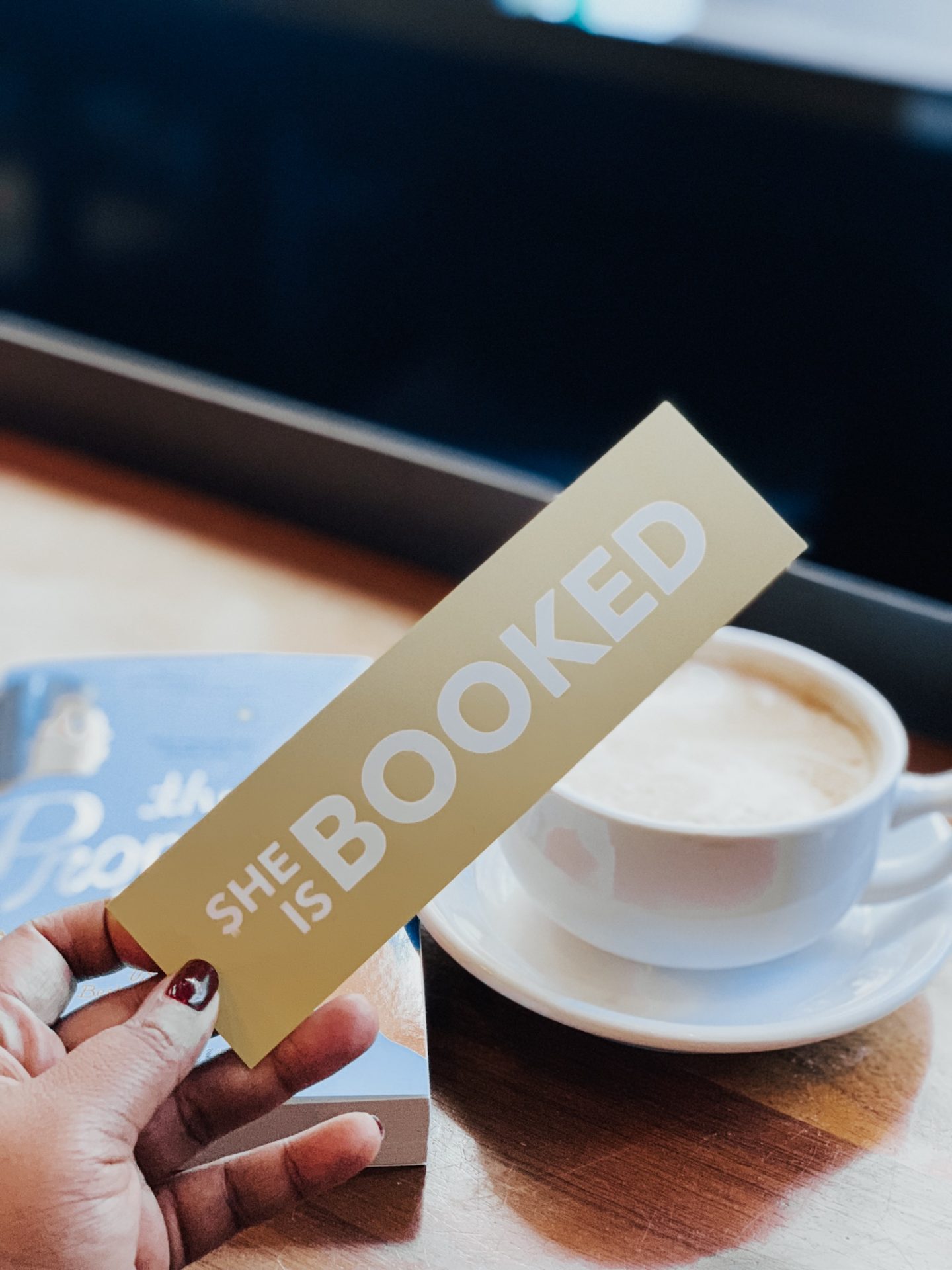 she is booked bookmark